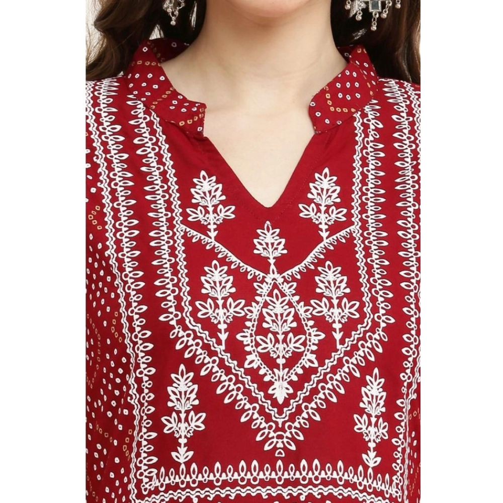 Women's Casual Rayon Full sleeve Kurti image 2