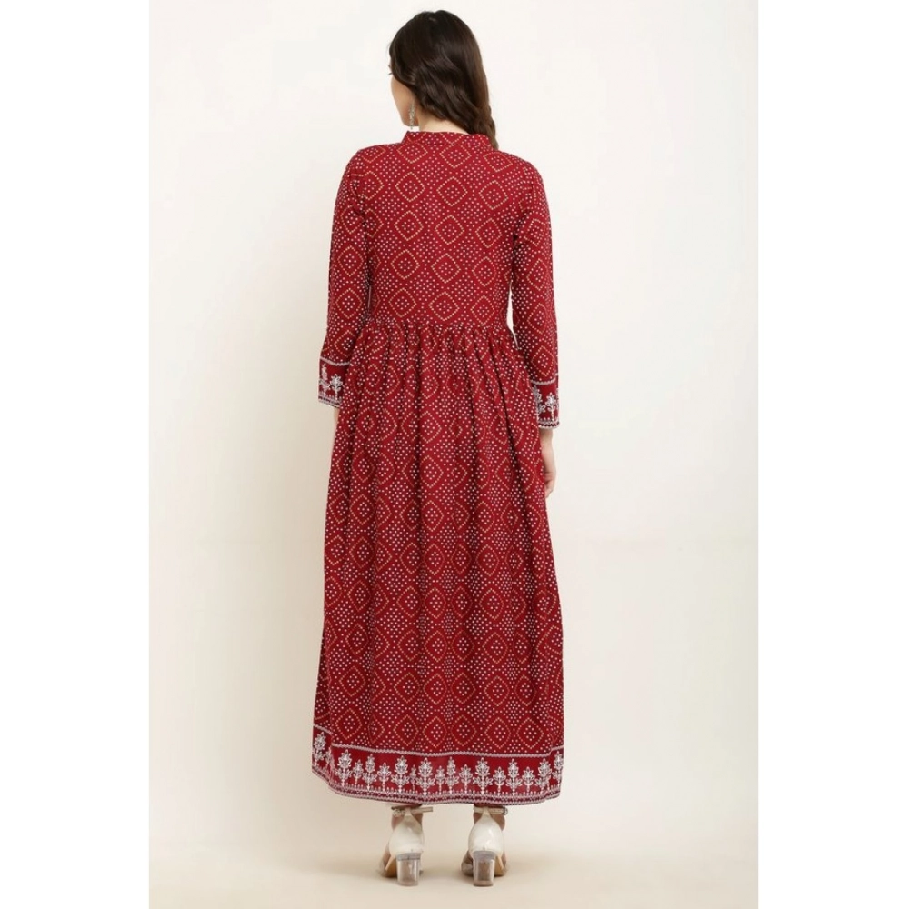 Women's Casual Rayon Full sleeve Kurti image 3