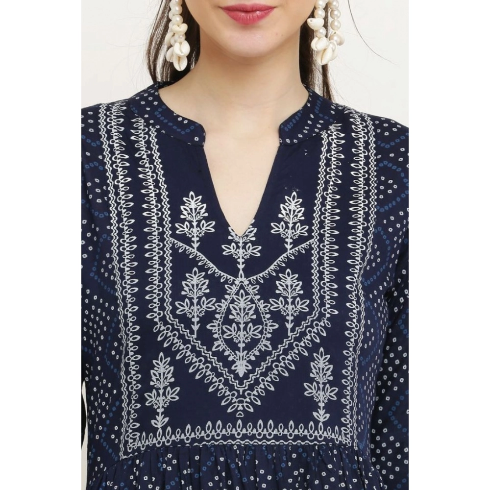 Women's Casual Rayon Full sleeve Kurti image 3