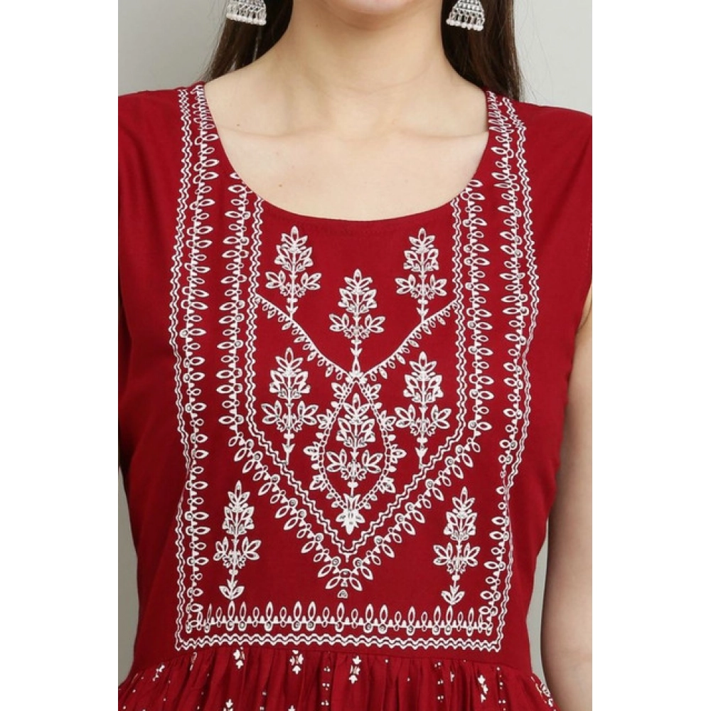 Women's Casual Rayon 3-4th Sleeves Kurti image 3