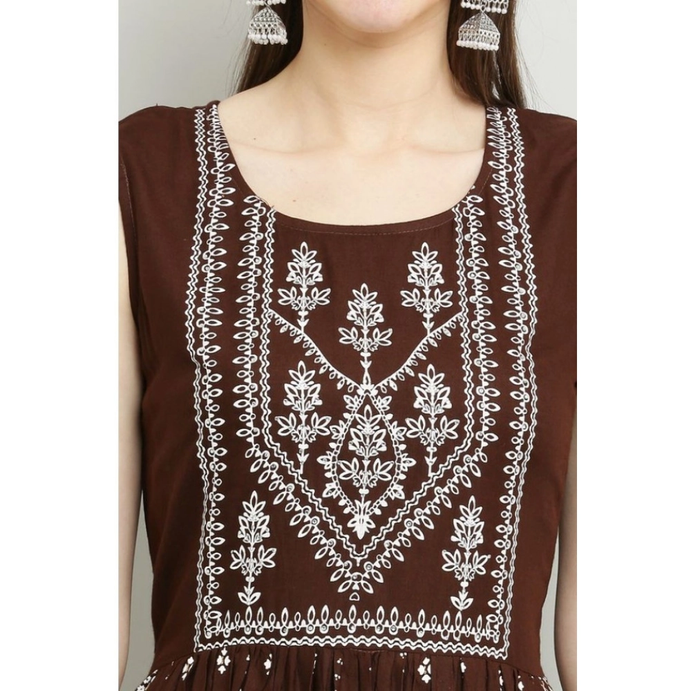 Women's Casual Rayon 3-4th Sleeves Kurti image 3