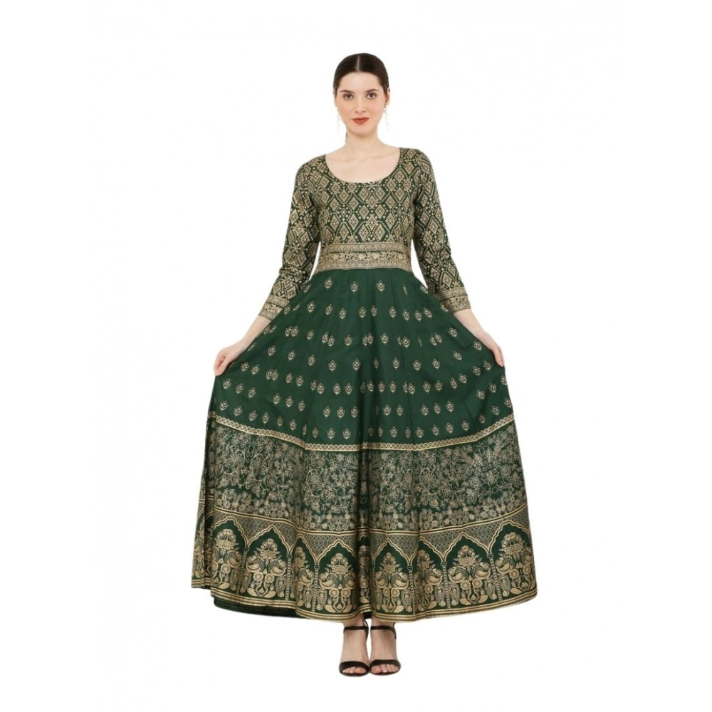 Women's Casual Rayon 3-4th Sleeves Anarkali Kurti
